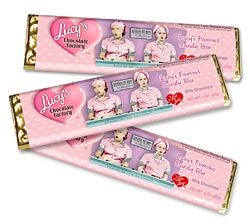 Midsouth Products Targa In Metallo I Love Lucy 20x29 Cm | Fabbrica Di Cioccolato, Da Collezione